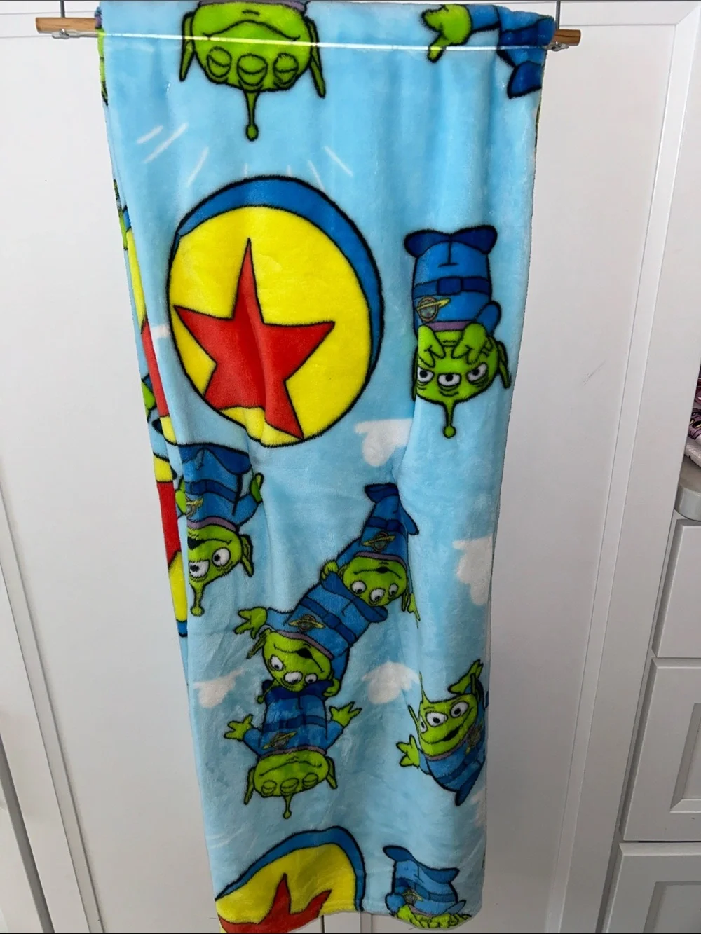 Disney Pixar Toy Story Alien Plush Throw Blanket
